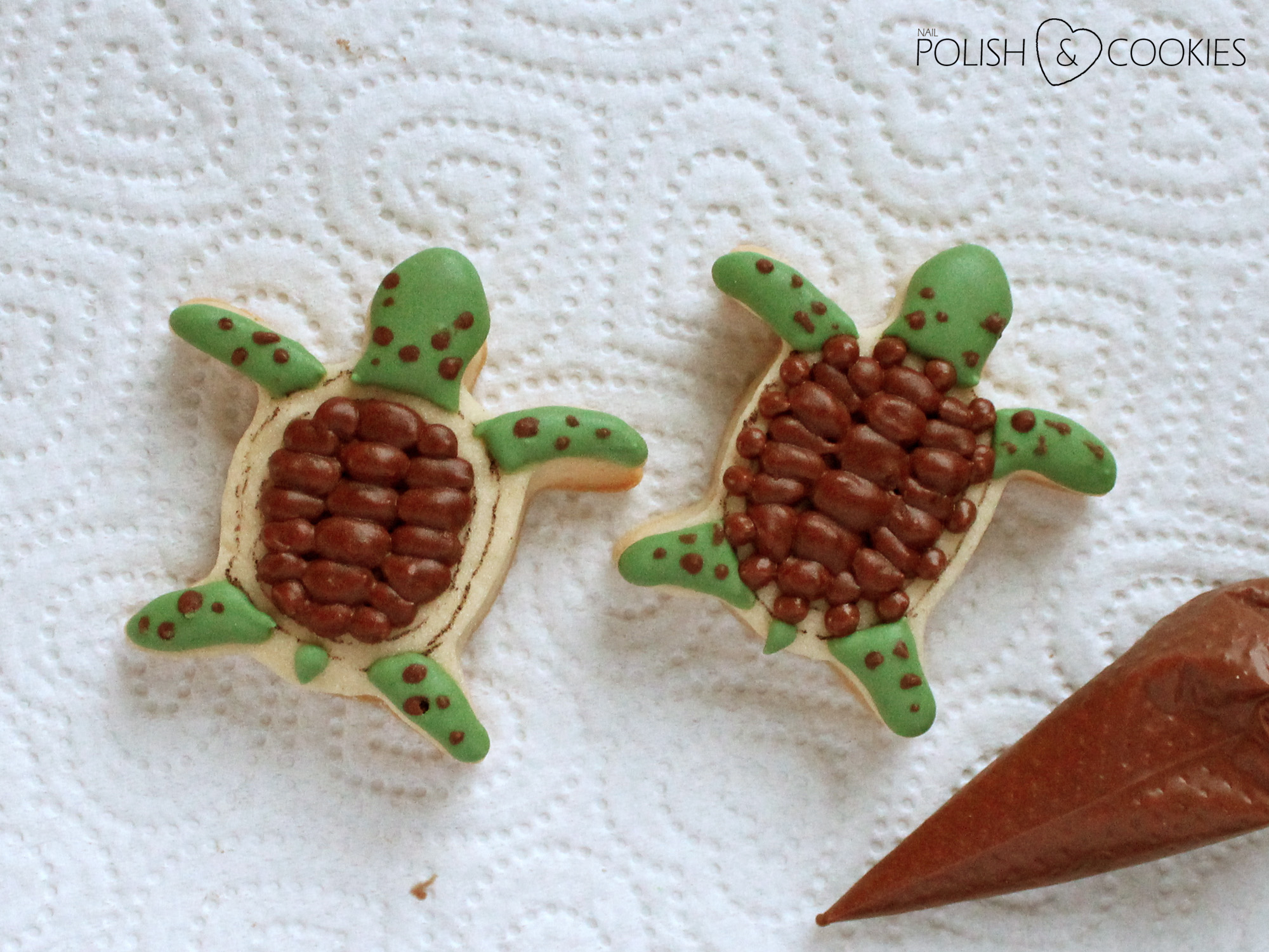 turtle cookies tutorial