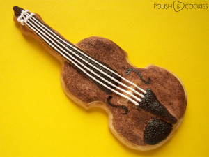 Ciasteczka skrzypce, muzyczne